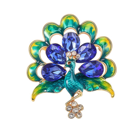 Peacock Brooches