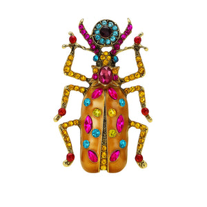Beetle Brooches