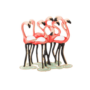 Flamingo Brooches