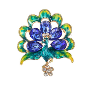 Peacock Brooches