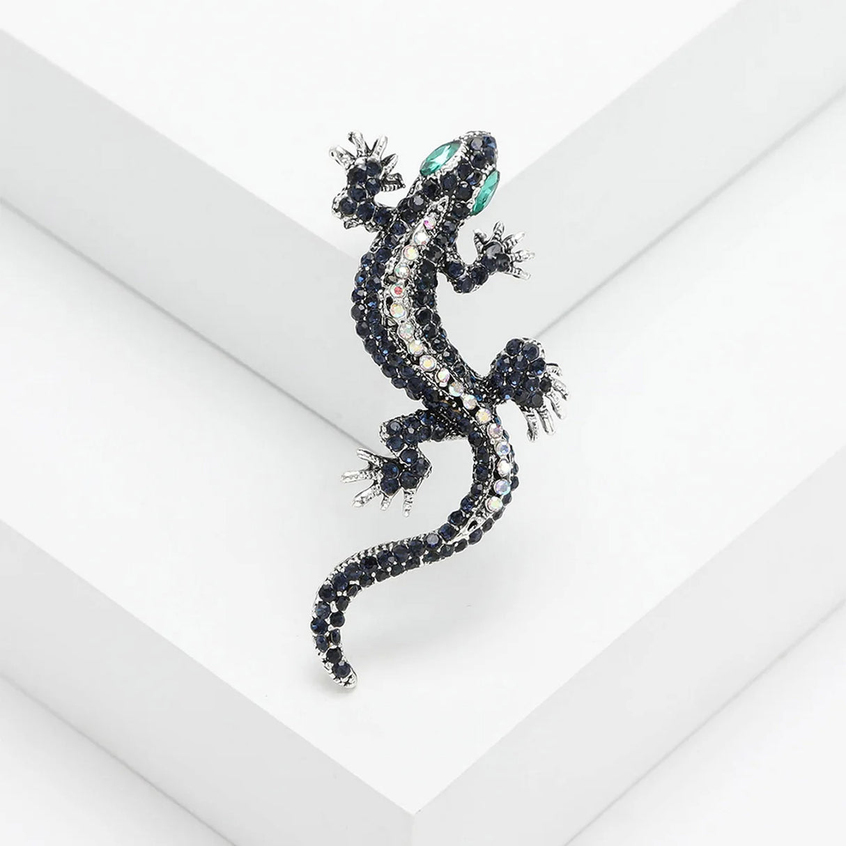 Gecko Lizard Brooch | Crystals in 8 Colors