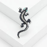 Gecko Lizard Brooch | Crystals in 8 Colors