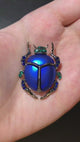 Beetle Brooch with Metallic Body | Red, Blue, Green, or Black
